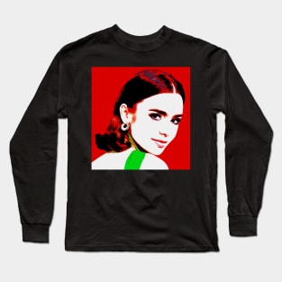 lily collins Long Sleeve T-Shirt